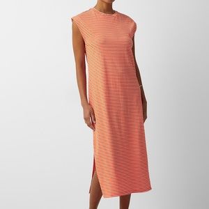 Orange and white stripe maxi dress!